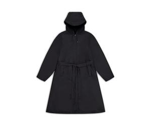 RAINS A-Line Veste de pluie longue élégante et légère pour femme - Imperméable, coupe-vent et respirante, noir, Small