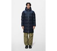 Rains Alta Longer Puffer Jacket | Thermal | Navy | M