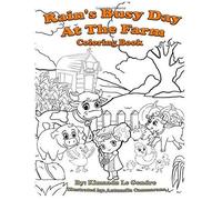 Rain's Busy Day At The Farm Coloring Book