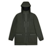 Rains - Cargo Long Jacket W3 - Veste imperméable - L - green