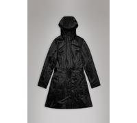 Rains Curve Long Jacket - Coal XS