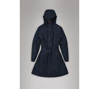 Rains Curve Long Jacket - Navy M