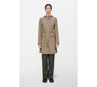 Rains Curve Long Jacket | Rainwear | Beige | L