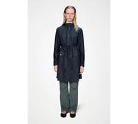 Rains Curve Long Jacket | Veste Imperméable | Navy | M | Femme