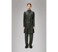 RAINS Manteau fonctionnel vert foncé, Taille L