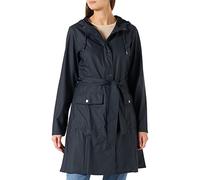 RAINS Curve W Jacket Veste imperméable, 47 Bleu Marine, L Femme