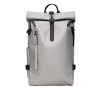 Rains Large Sac à dos roll-top gris clair, unisexe, 23L