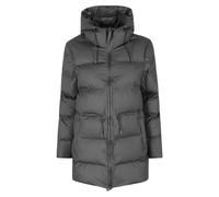 Rains, Femme, Vestes, Noir, Taille: 38 FR Parka matelassée en pierre