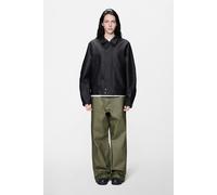 Rains Heavy Woven Overshirt | Noir | M | Femme