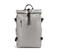 Rains Large Sac à dos roll-top gris clair, unisexe, 23L