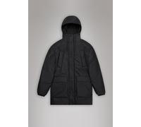 Rains Lohja Long Insulated Cargo Jacket - Black XL