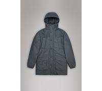 Rains Lohja Long Insulated Cargo Jacket - Lagoon S