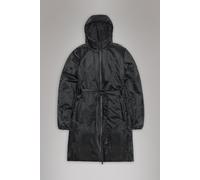 Rains Lohja Long Insulated Curve Jacket - Coal S
