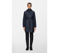 Rains Lohja Long Insulated Curve Jacket | Veste D’hiver | Navy | L | Femme