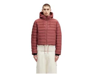 Rains - Lohja W3T2 Veste d'hiver courte à capuche - Homme - Vestes - Orange - Taille: XS