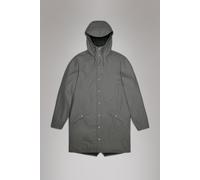 Rains Long Jacket - Grey XL