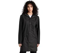 RAINS Long Jacket Veste imperméable, 01 Noir, XL Mixte