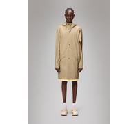 Vêtements RAINS Long Jacket W3 - Unisexe W pour Femme XS Beige