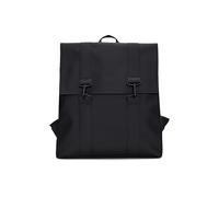 RAINS MSN Bag Sac à dos imperméable pour homme et femme Noir, noir