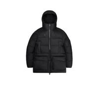 RAINS Parka ALTA LONG PUFFER CARGO J noir | XL