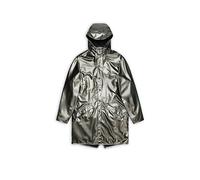 RAINS Parka imperméable argent | XL