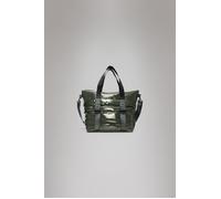 Rains Puffer Mix Tote Bag Mini - Swamp One Size