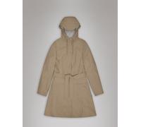 Rains Rains Cream Curve Long Jacket W3