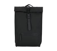 Rains Sac à dos roll-top noir en polyester/polyuréthane – unisexe