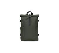 Rains Large Sac à dos roll-top vert foncé, unisexe, 23L
