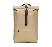 Rains - Sac à dos élégant avec revêtement en polyester - Homme - Sacs - Beige - Taille: ONE Size
