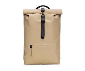 Rains - Sac à dos élégant avec revêtement en polyester - Homme - Sacs - Beige - Taille: ONE Size