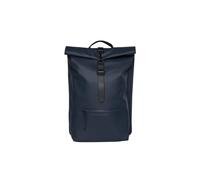 Rains Sac à dos roll-top bleu en polyester et polyuréthane – Unisexe