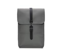 RAINS Sac à dos imperméable pour homme et femme Sac à dos pour ordinateur portable pour le travail ou les voyages, gris, Mini, Moderne