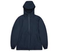 Rains Veste Storm Breaker imperméable à capuche zippée bleu marine Taille S