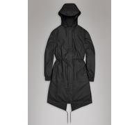 Rains String W Parka - Black S