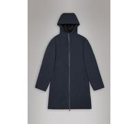 Rains Suva Hardshell Long W Jacket - Navy L