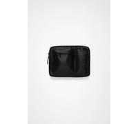 Rains Texel Laptop Case 13″/14″ | Small Goods | Black Satin | One Size
