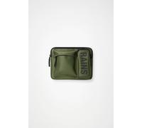 Rains Texel Laptop Case 13″/14″ | Small Goods | Green Satin | One Size