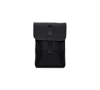 RAINS Trail Mini sac à dos pour homme et femme - Sac à dos imperméable pour appareil de 15", Noir , Medium to Large