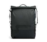 Rains Trail Mountaineer Sac à dos roll-top noir, polyuréthane, unisexe