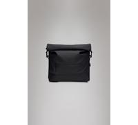 Rains Trail Rolltop Messenger Bag - Black One Size
