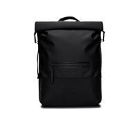 RAINS Trail Rolltop Sac à dos de voyage et de travail, Noir, Taille unique, Moderne