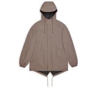 Rains - Veste imperméable et coupe-vent - Fishtail Jacket W3 Cinder - Taille M - Beige Beige M