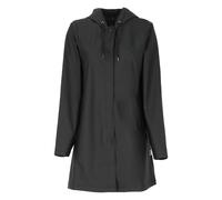 Rains - Veste Imperméable Noire à Capuche - Femme - Vestes - Noir - Taille: 44 FR