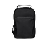 Rains Sac à dos Book Daypack W3 - Imperméable - Noir - Compartiment pour laptop 15 pouces - One Size