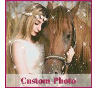 Rainsar Diamond Painting Personnalisé Photo,Personnalisée Kit de Peinture Diamant 5D DIY pour Adultes,Custom Broderie Painting Diamant,Adapté Pour la Décoration de la Maison Cadeaux, 50x60cm
