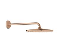 GROHE Ensemble de douche Rainshower Mono 310 – Tête 31 cm, bras 42,2 cm, 1 jet – Warm Sunset brossé