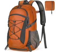 RAINSMORE Sac à Dos Randonnée 40L Ultra Léger Pliable Sac à Dos Voyage Homme Femme Imperméable Sac à Dos Trekking Grande Capacité pour Alpinisme Escalade Sport Camping Orange