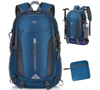 RAINSMORE Sac à Dos Randonnée Homme Femme 40L Ultra Léger Pliable Sac à Dos Trekking Grande Capacité Imperméable Sac à Dos Voyage Avec Compartiment Étanche pour Sport Camping