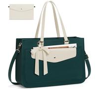 RAINSMORE Sac Cabas Femme avec Pochettes et Clutches Grand Sacs à Main de Cours Sac Ordinateur Portable 15,6 Pouces Sacs Fourre Tout pour Travail